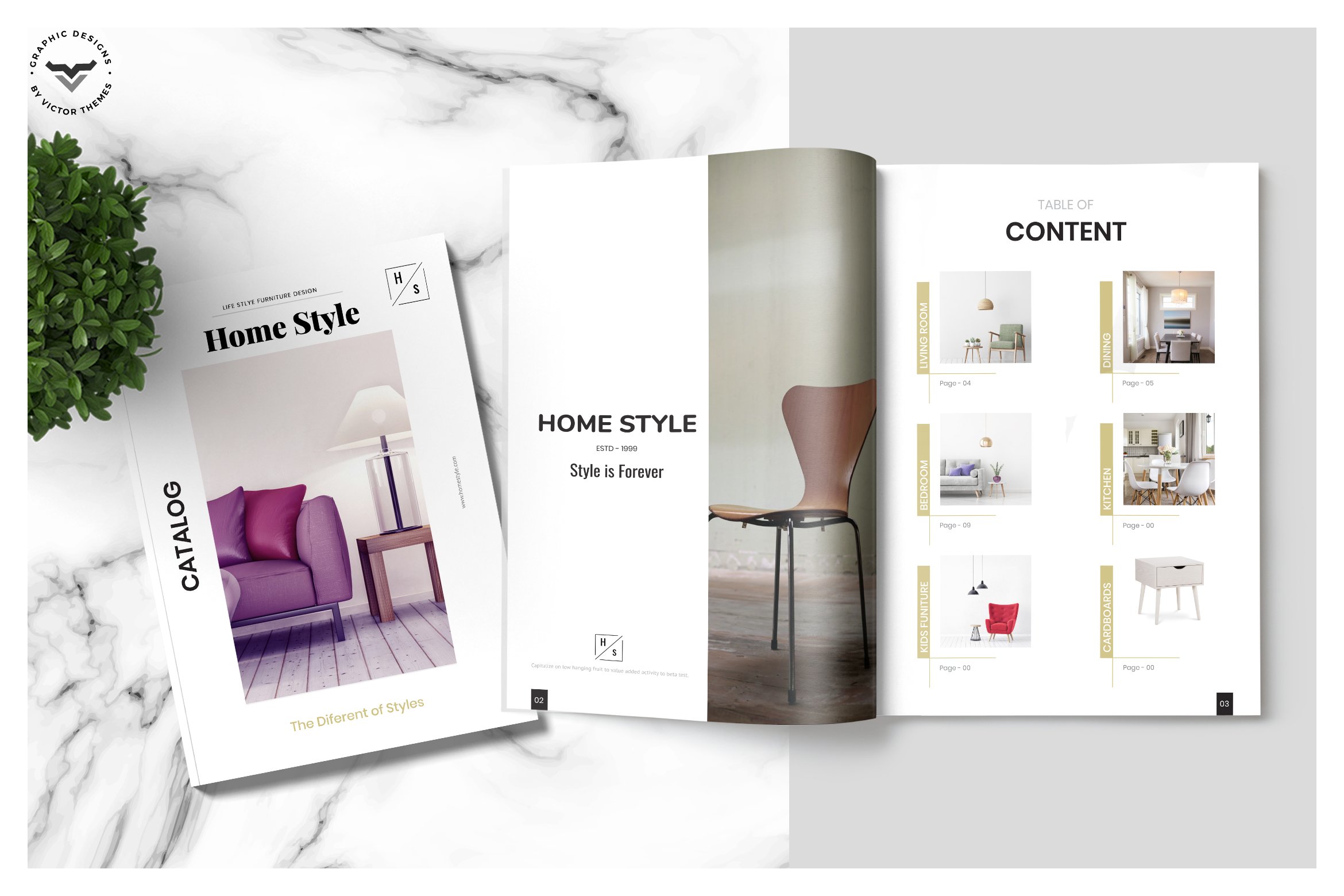 Furniture Brochure Catalogue Templat