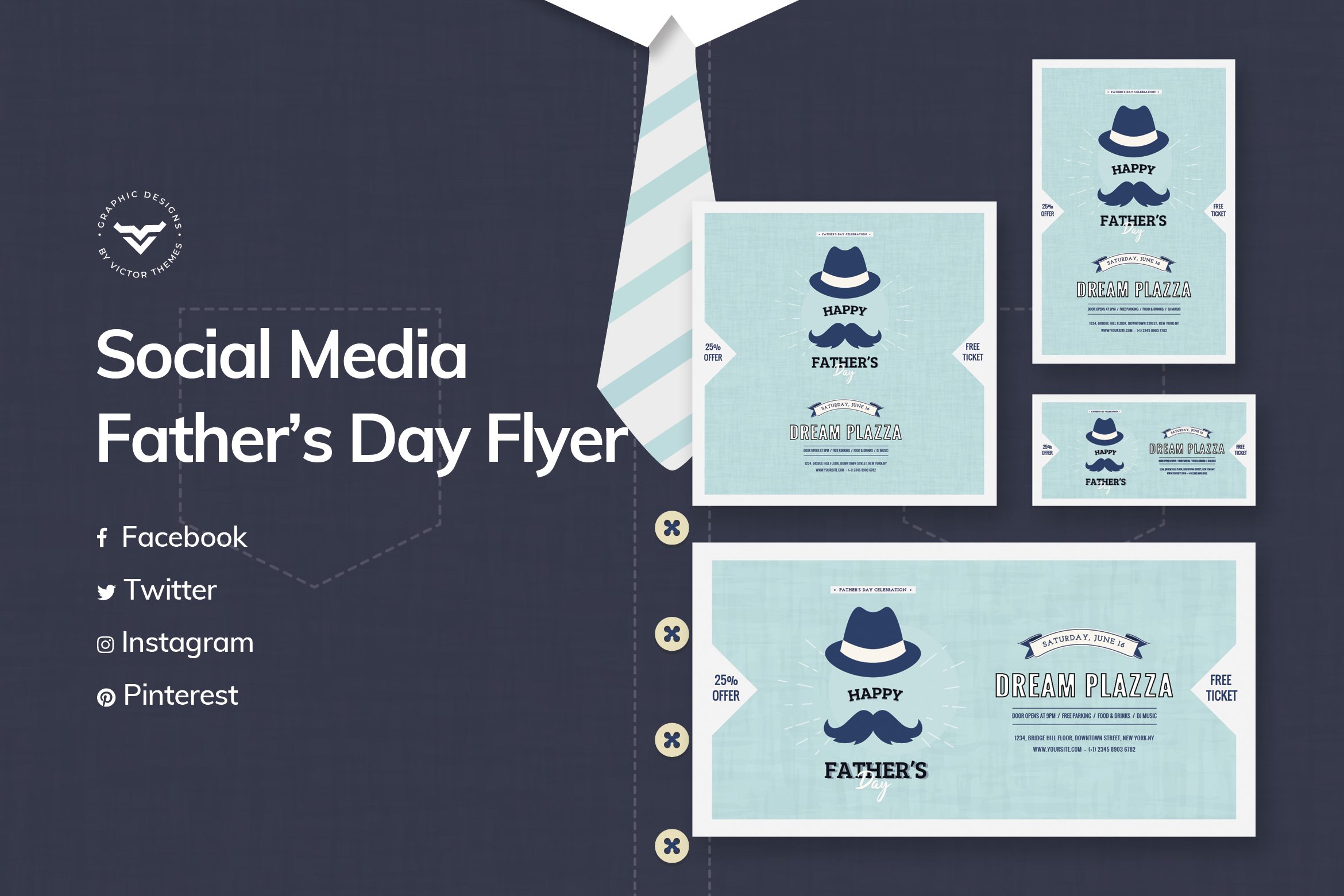 Fathers Day Social Media Template