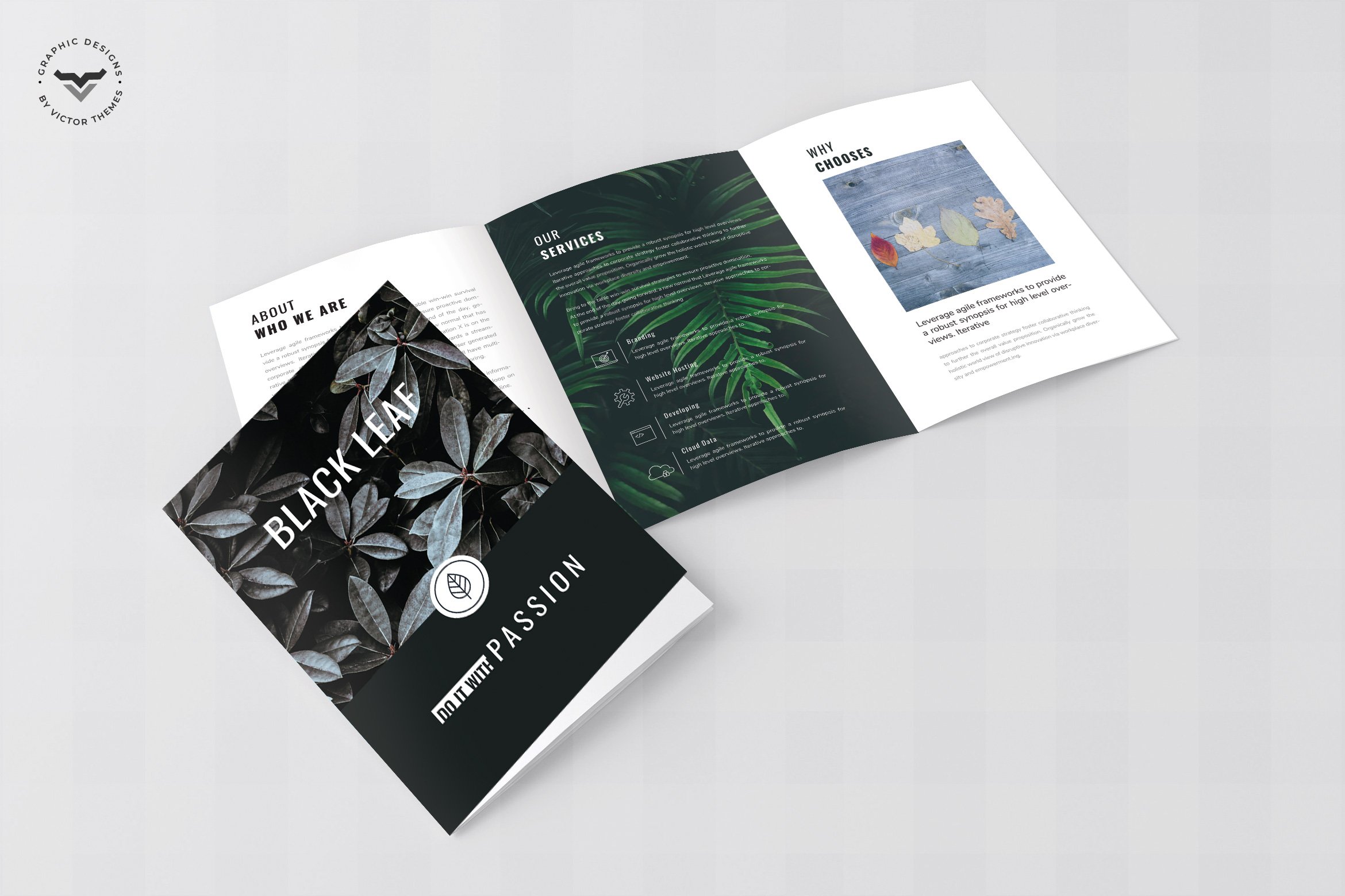Minimal Business Tri-Fold Brochure
