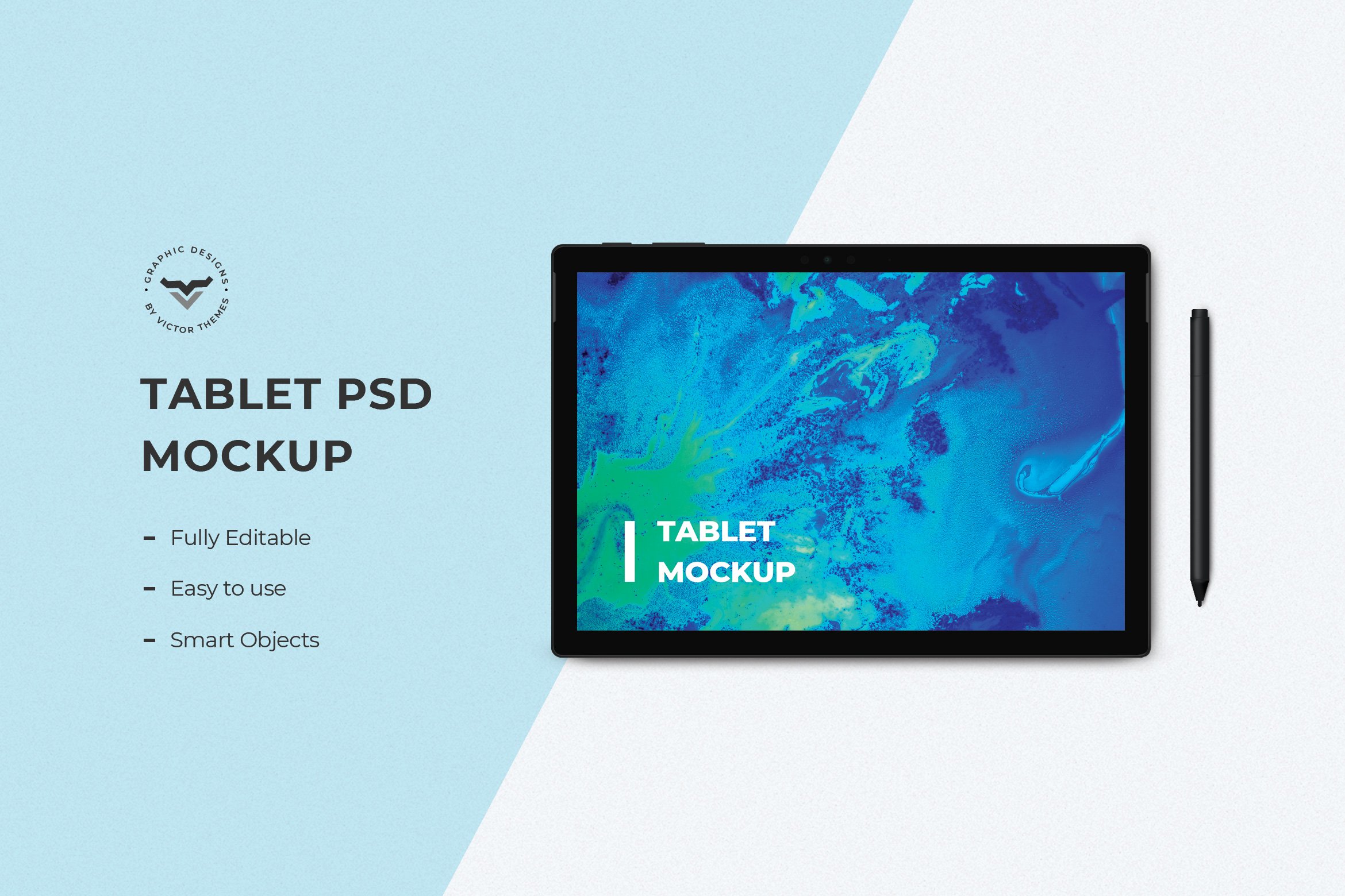 Tablet Mockups with Pen