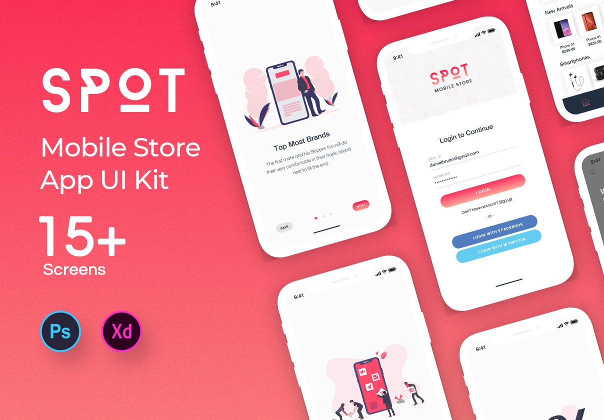 Mobile Store App UI Kit