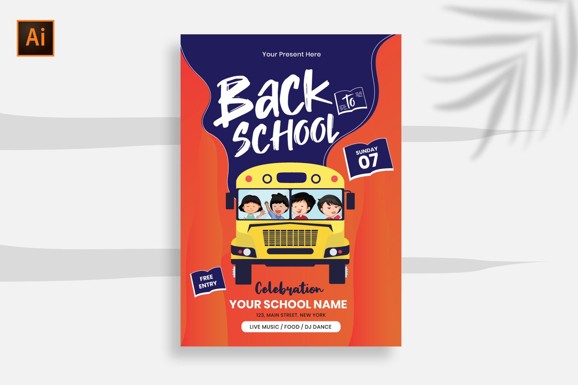 Back to School Flyer/Poster Template