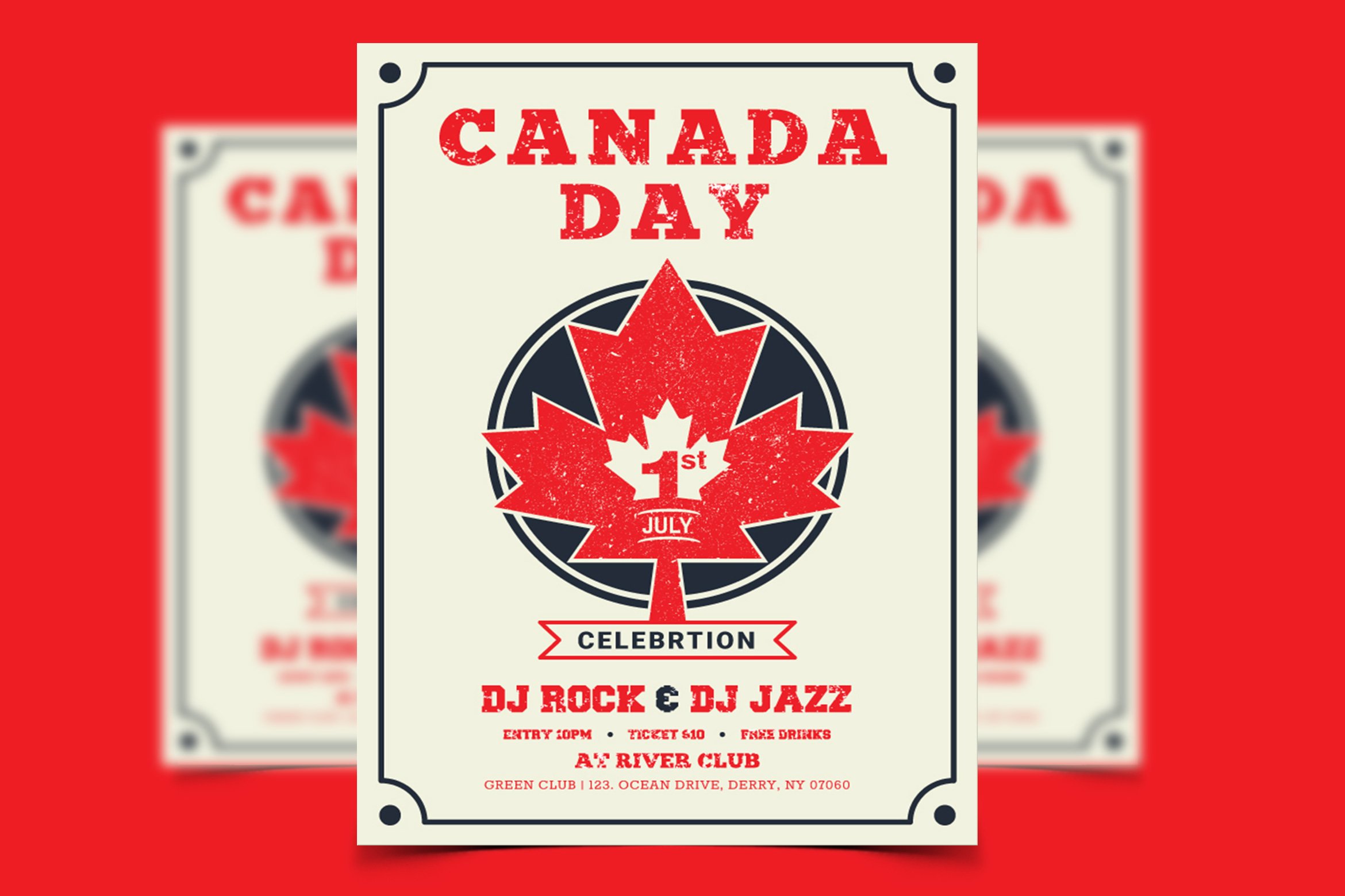 Canada Day Flyer/Poster Template