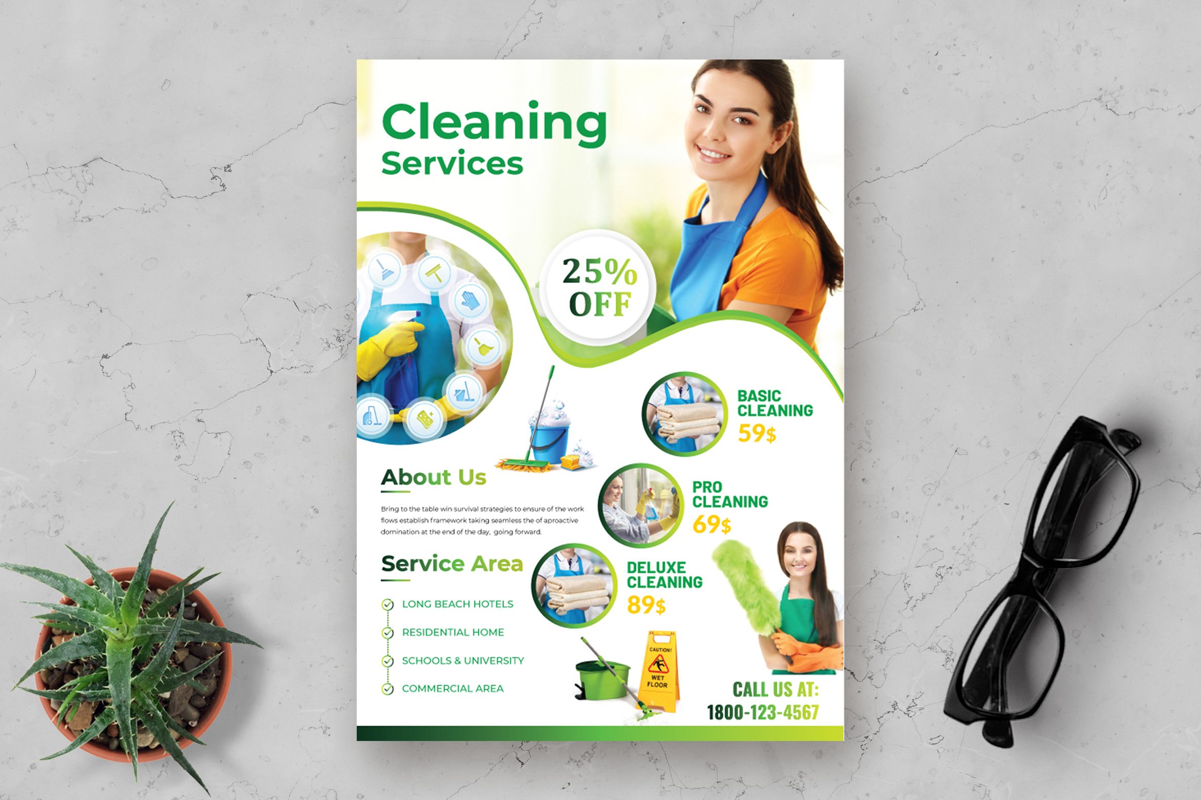Cleaning Flyer Template