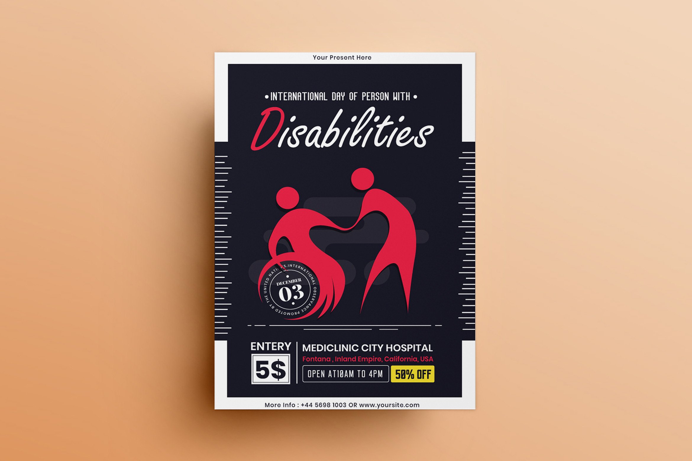 Disability Day Flyer Template