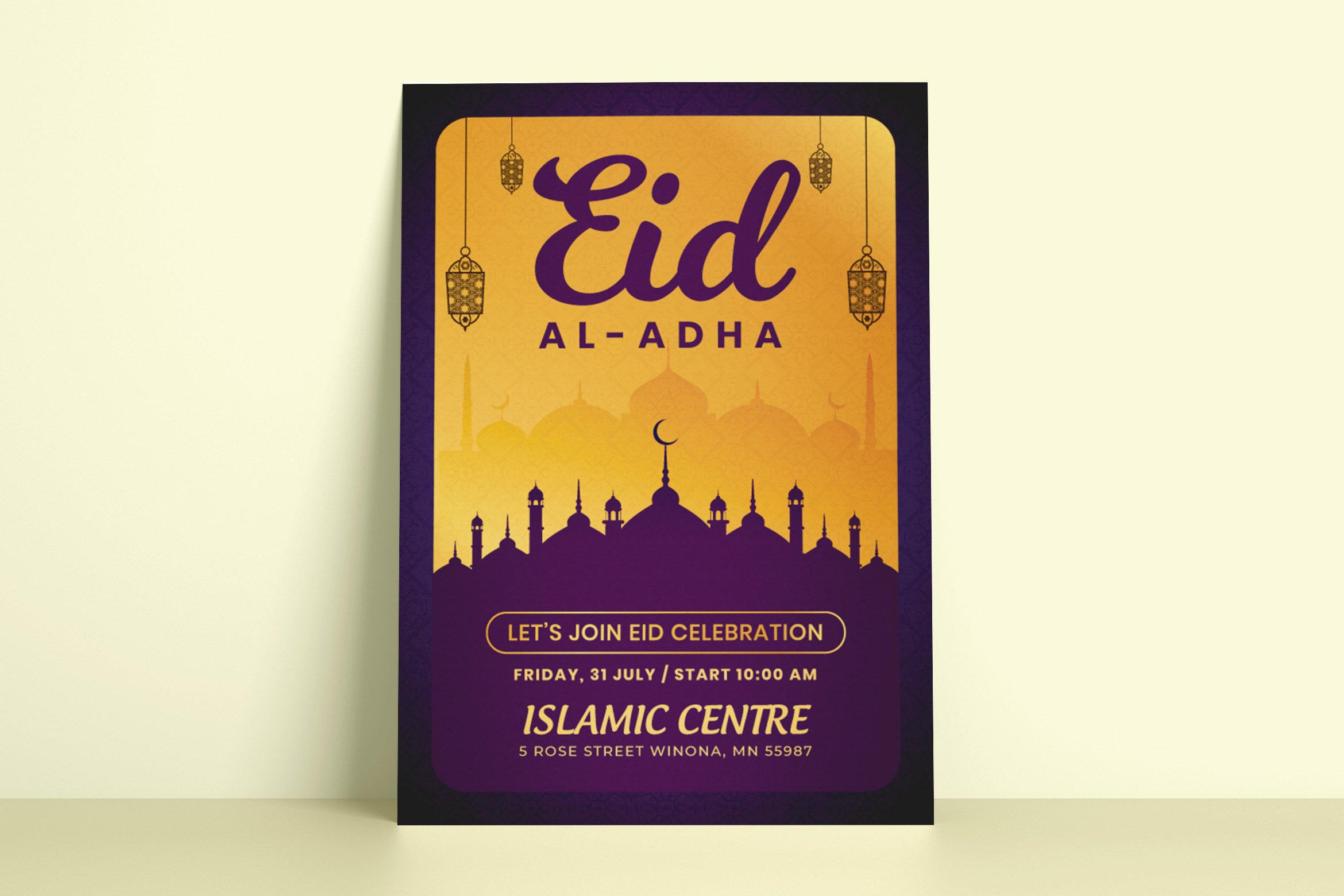 Eid Al Adha Flyer Template