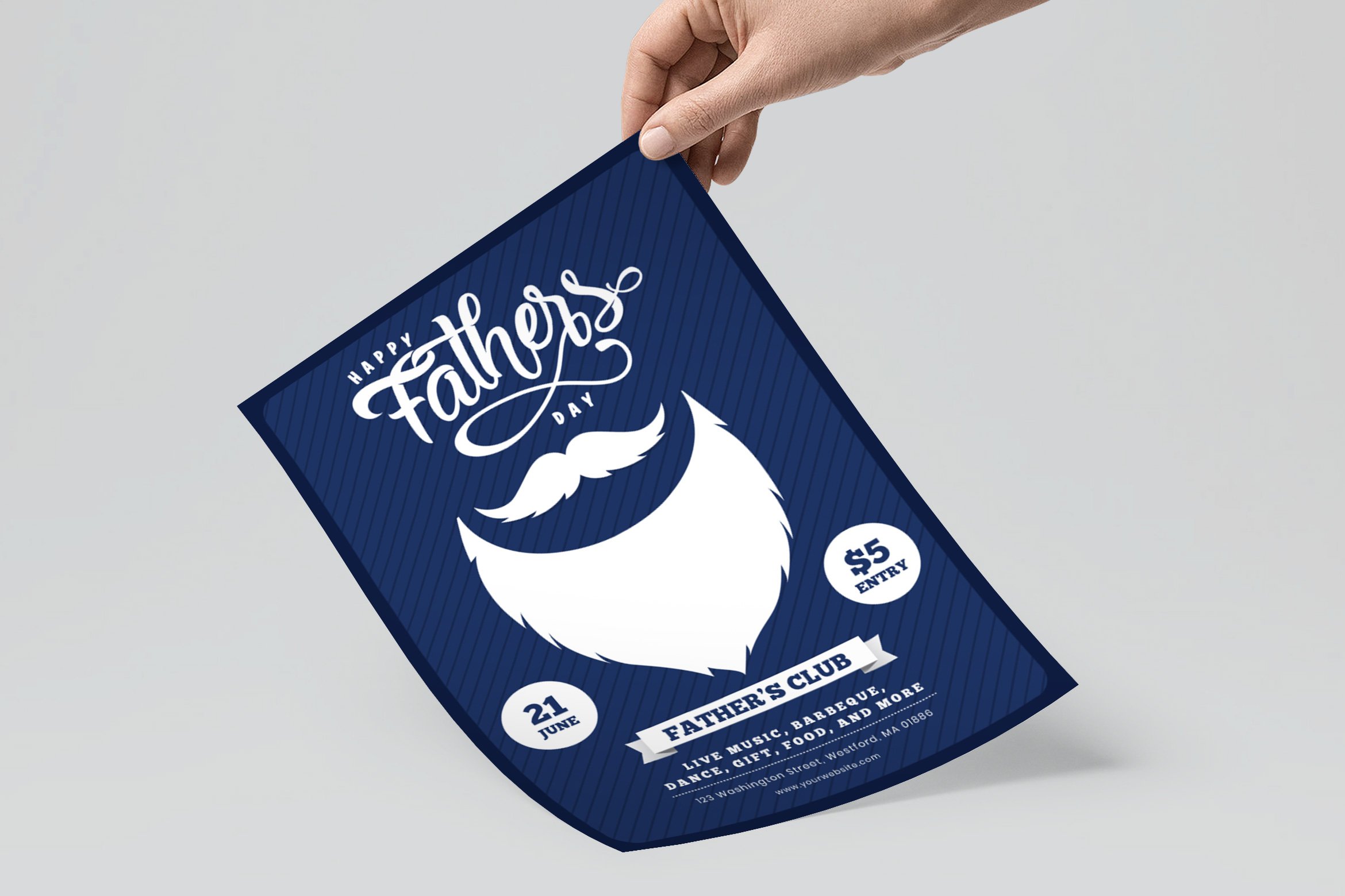 Fathers Day Flyer Template