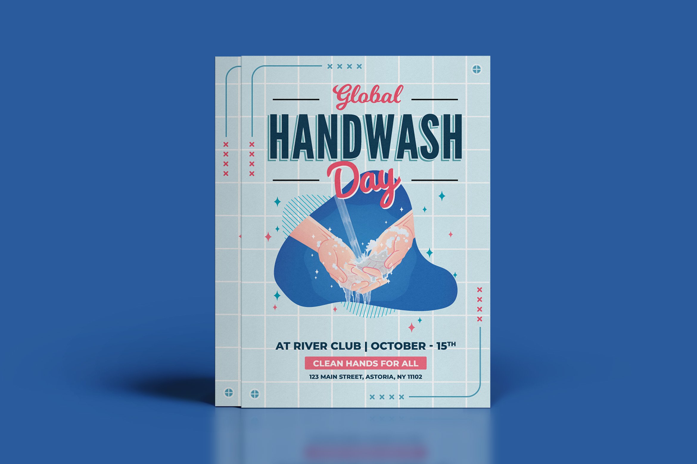 Global Handwashing Day Flyer Template
