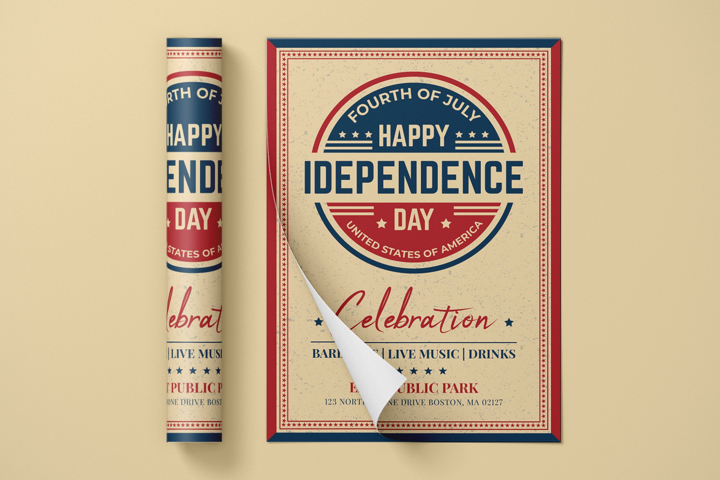 USA Independence Day Flyer/Poster Template