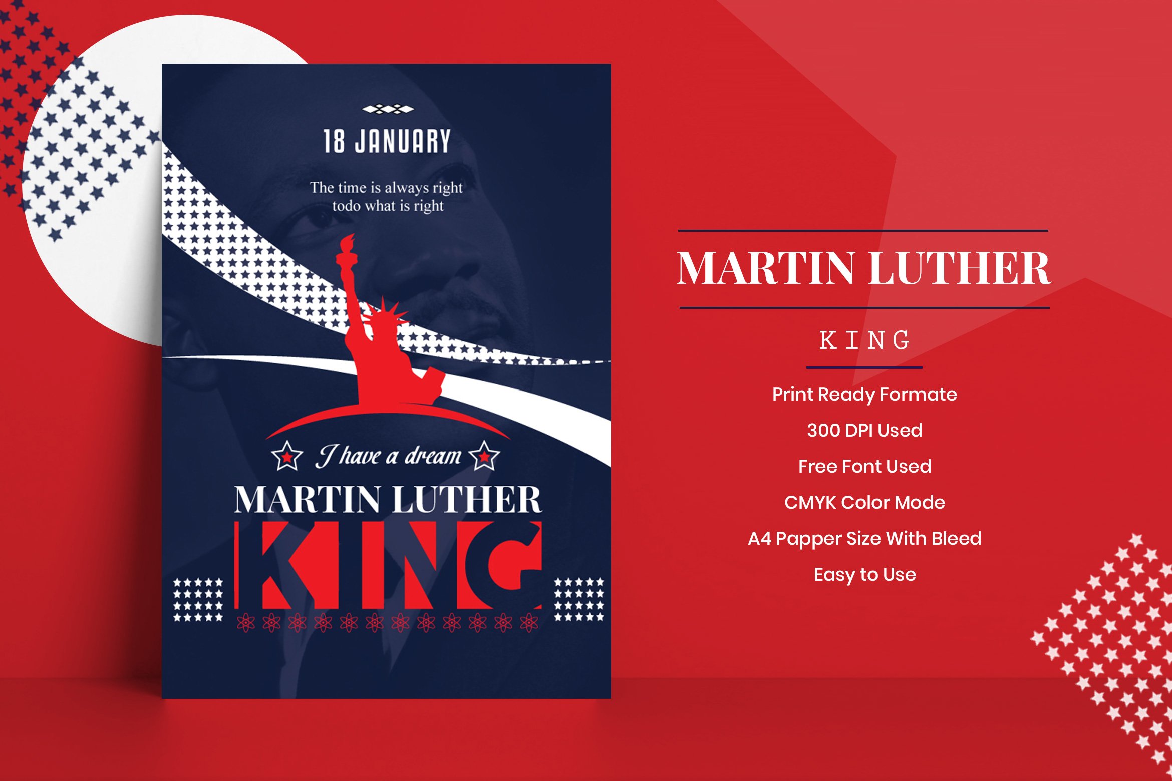 Martin Luther King Jr. Flyer Template