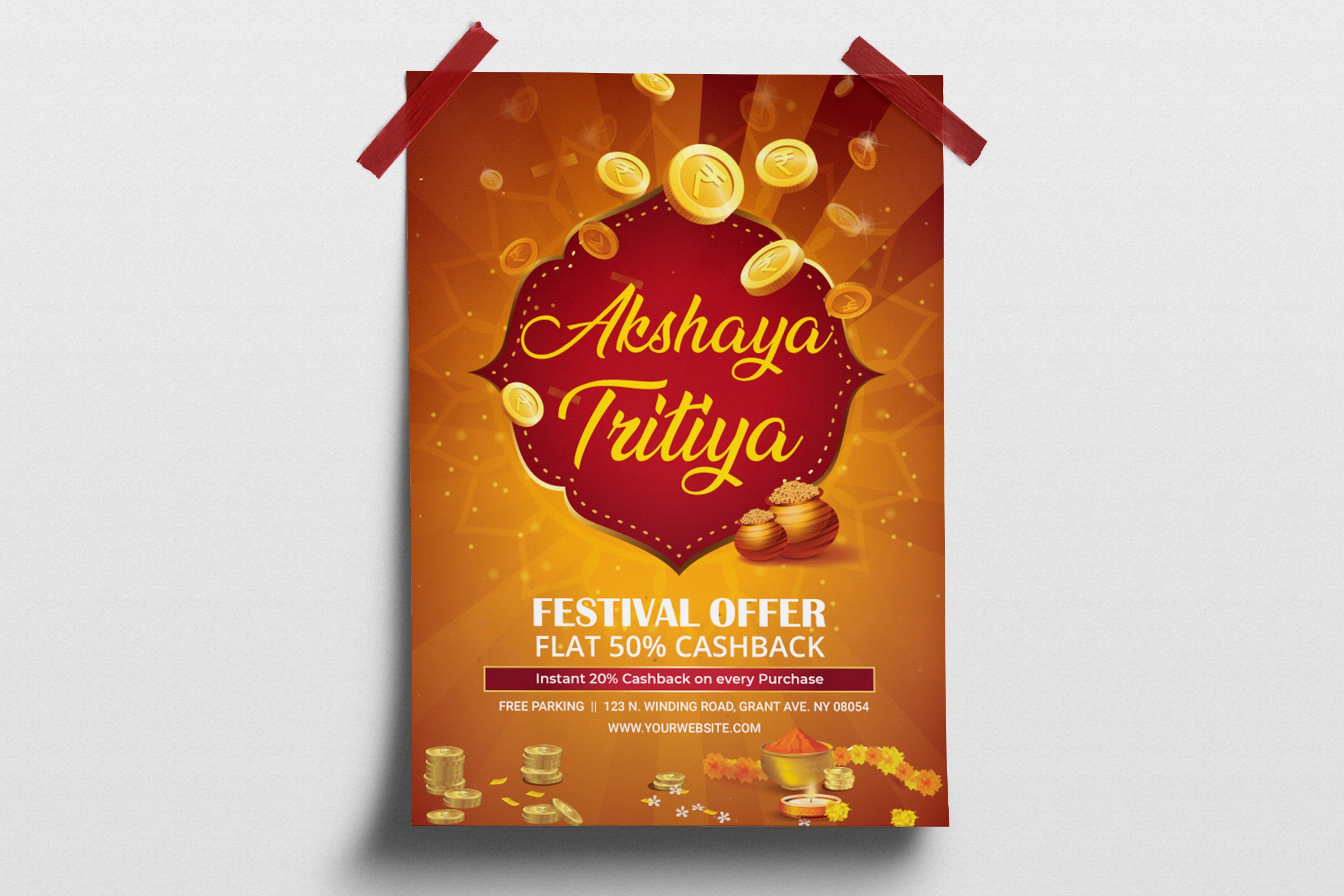 Akshaya Tritiya Flyer Template