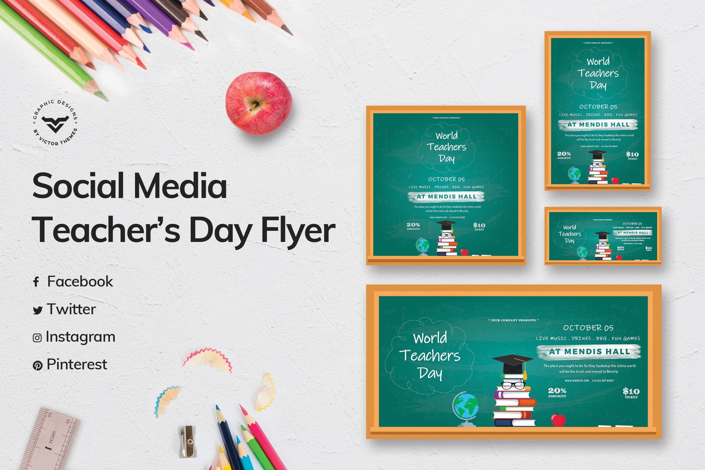 Teacher’s Day Social Media templates