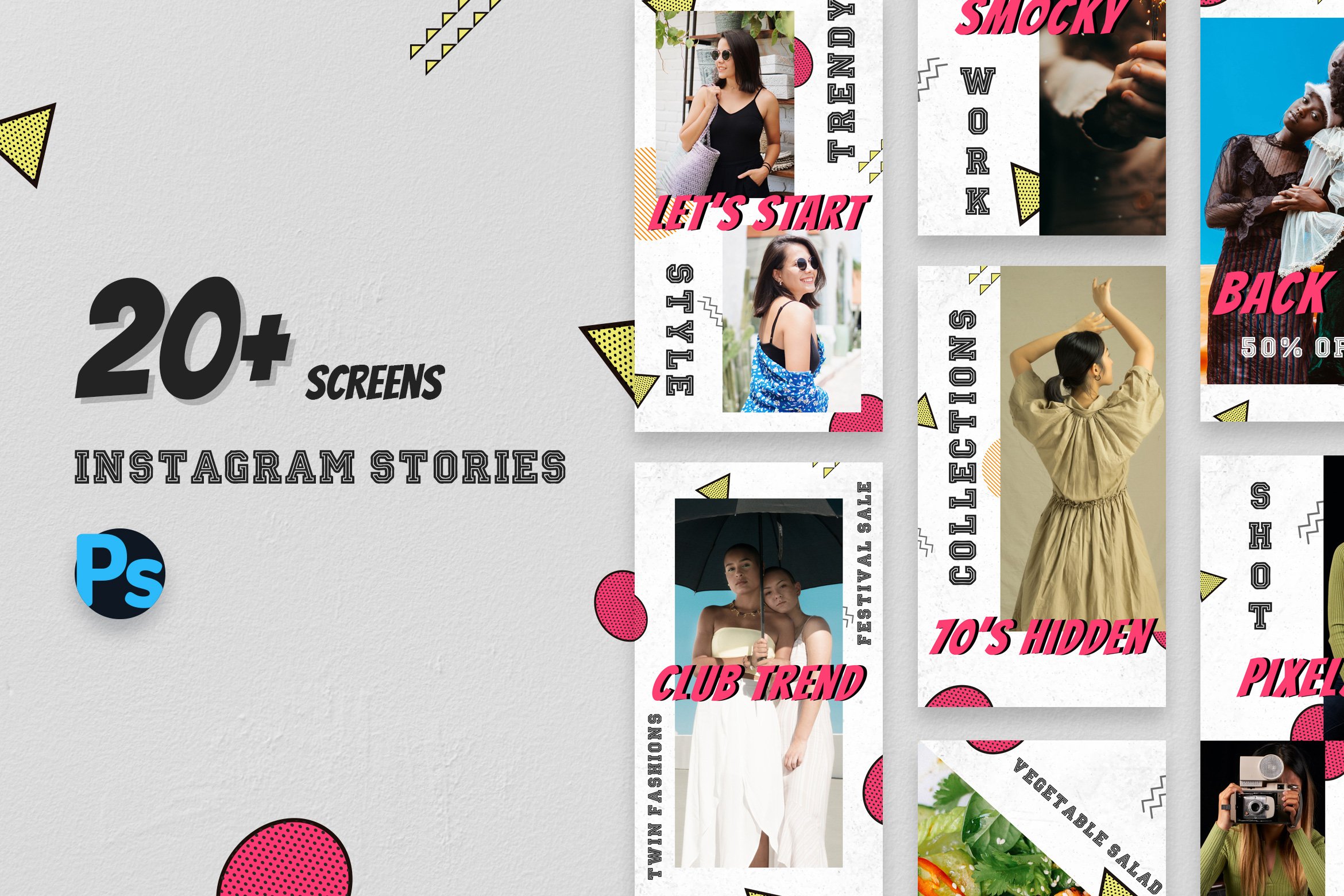 70s Vintage Style Instagram Stories Template