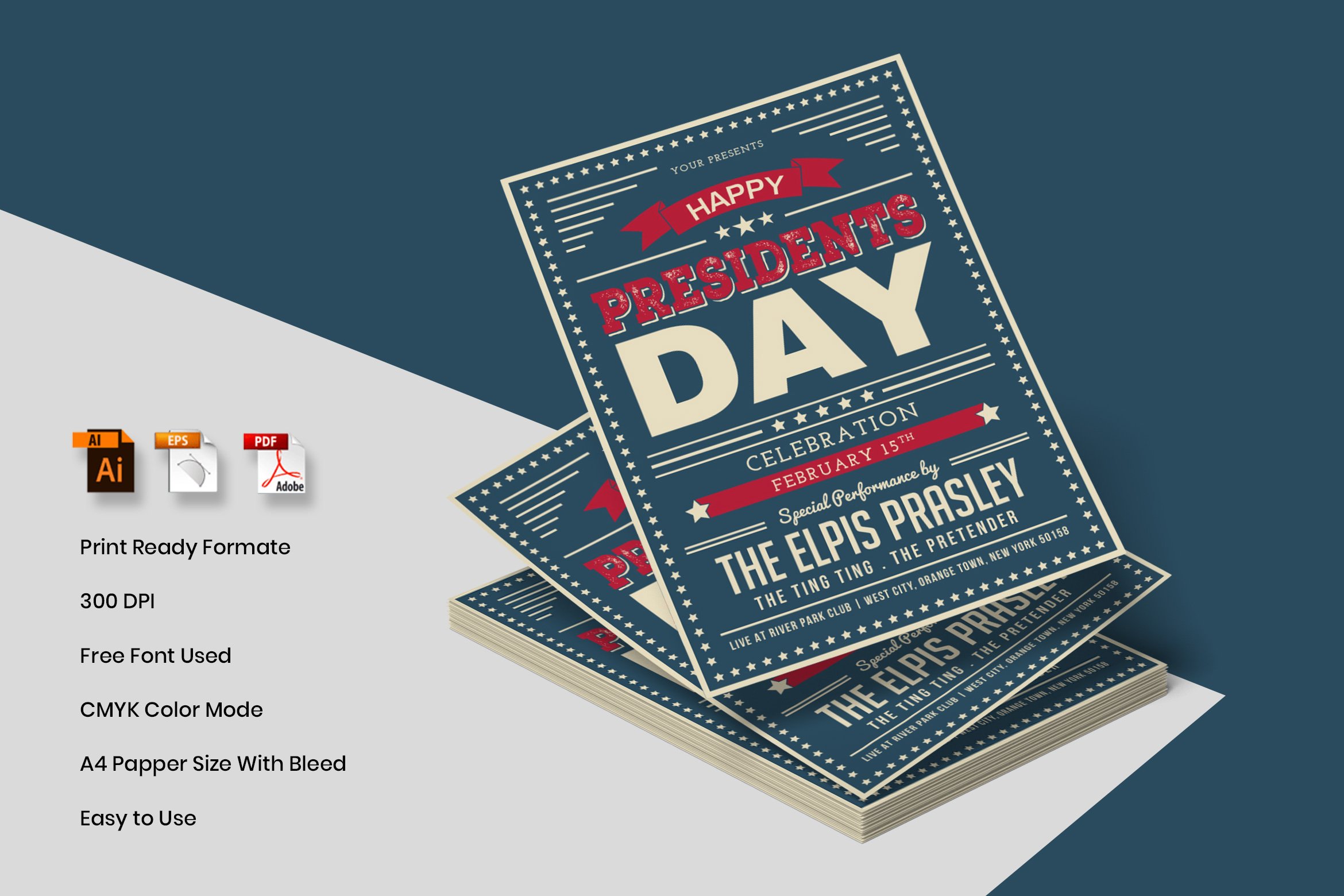 President’s Day Flyer Template