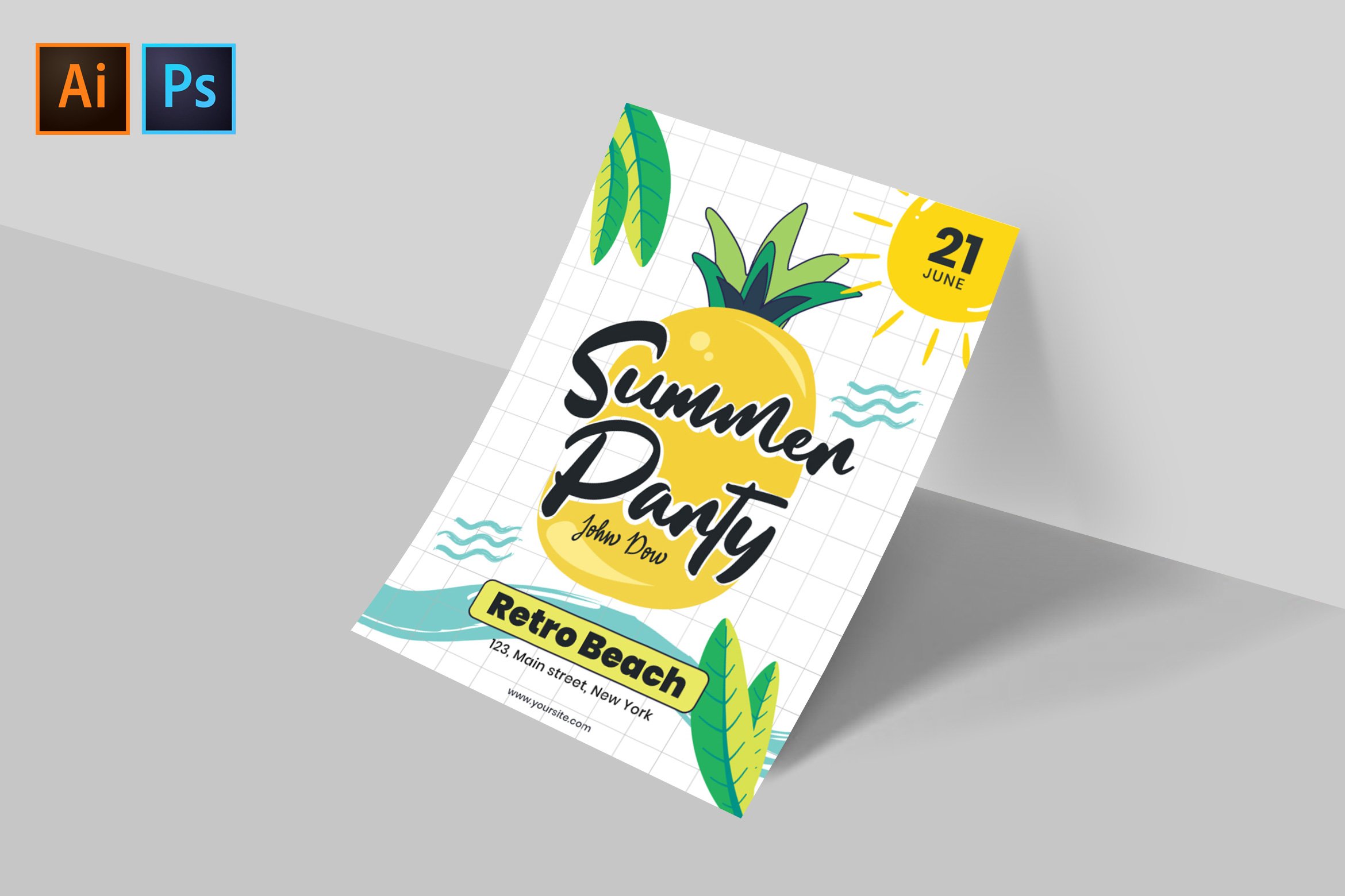 Summer Party Flyer/Poster Template