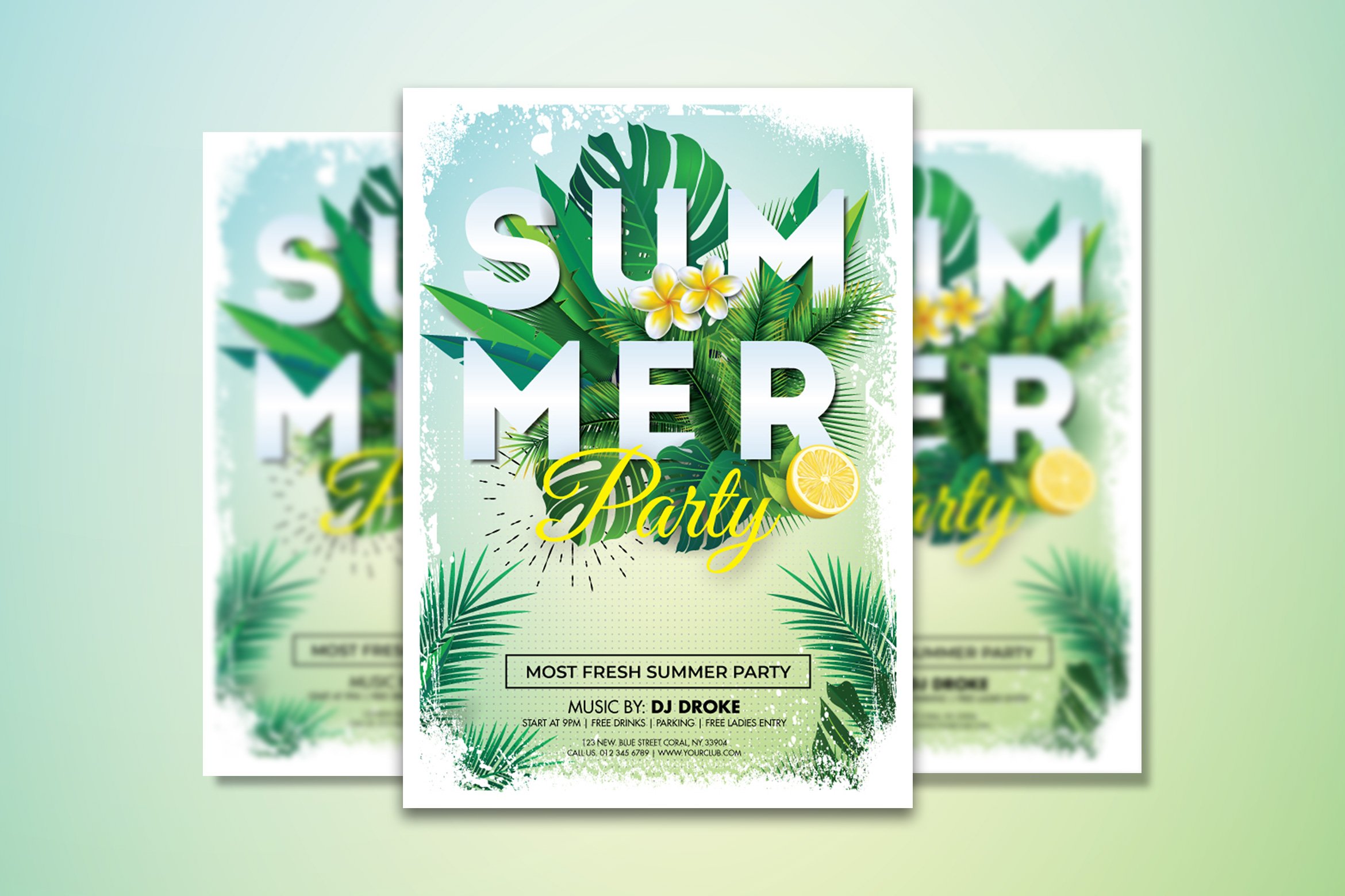 Summer Flyer Template