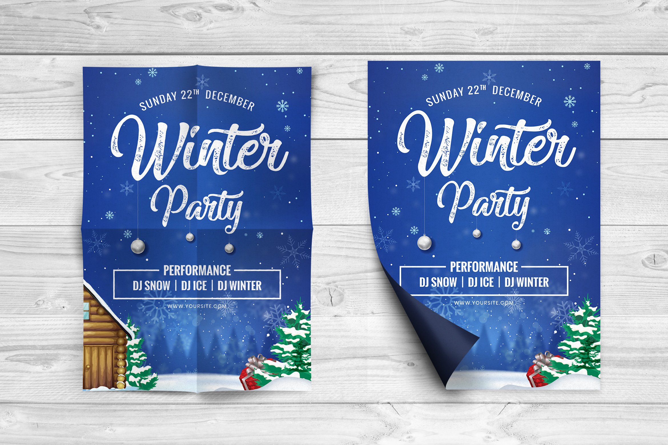 Winter party Flyer