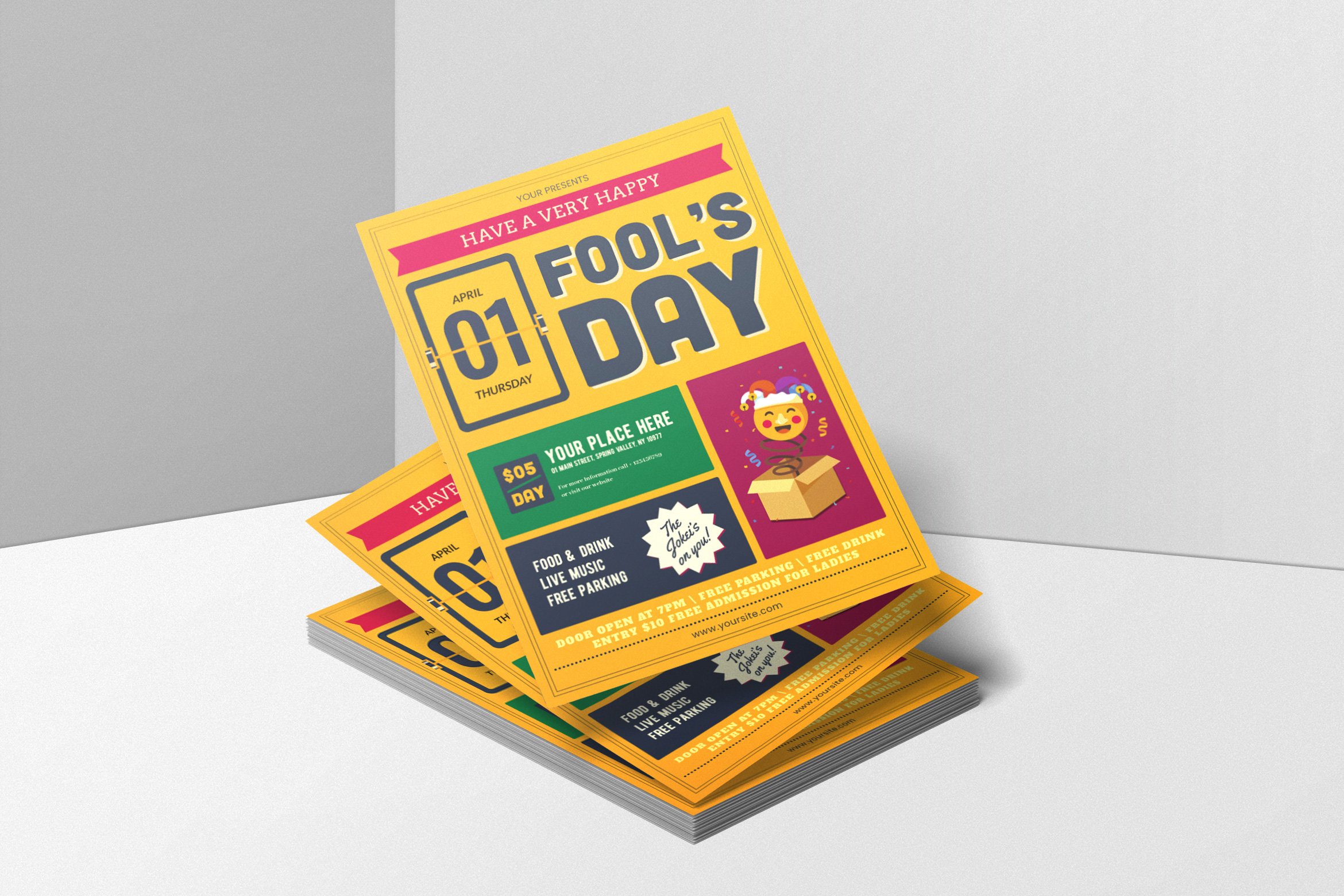 April Fool’s Day Flyer Template