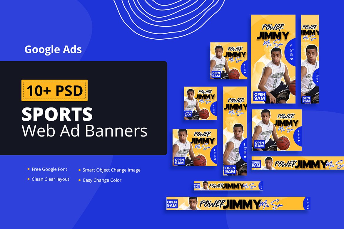 Sports Ad Banners Template