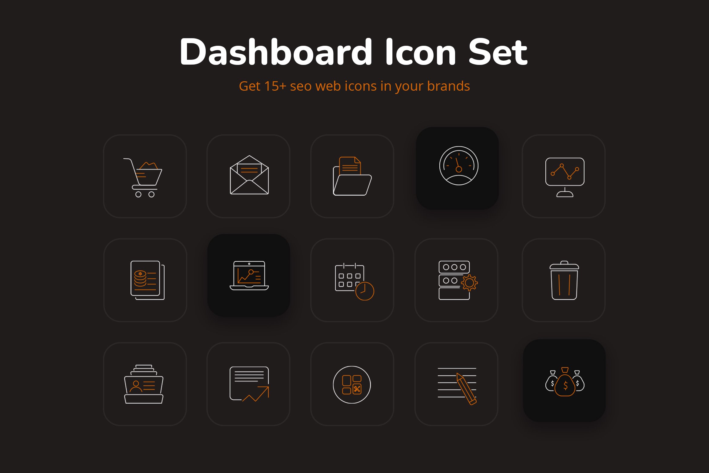 Dashboard Icon Set