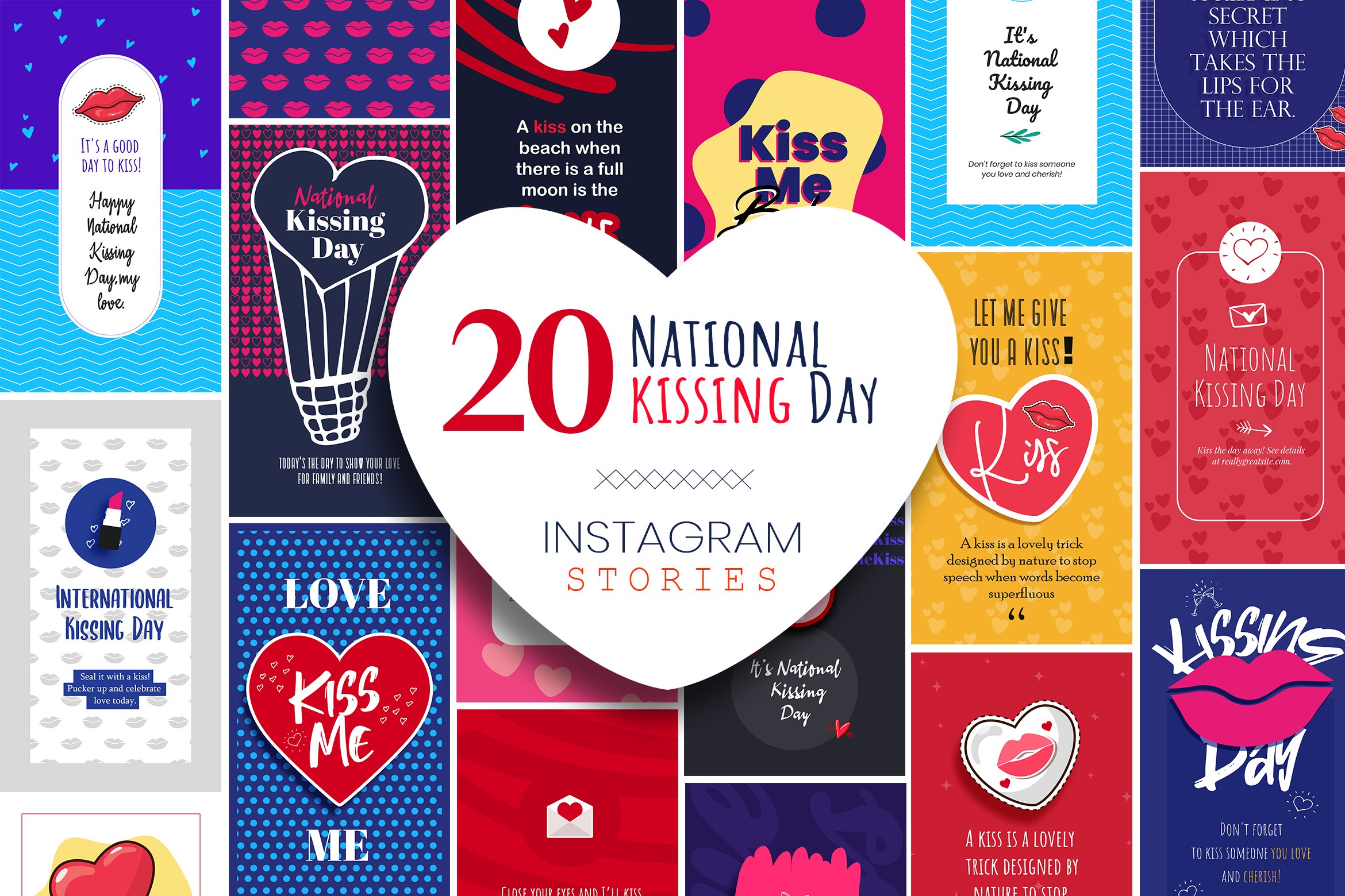 National Kissing Day Social Media