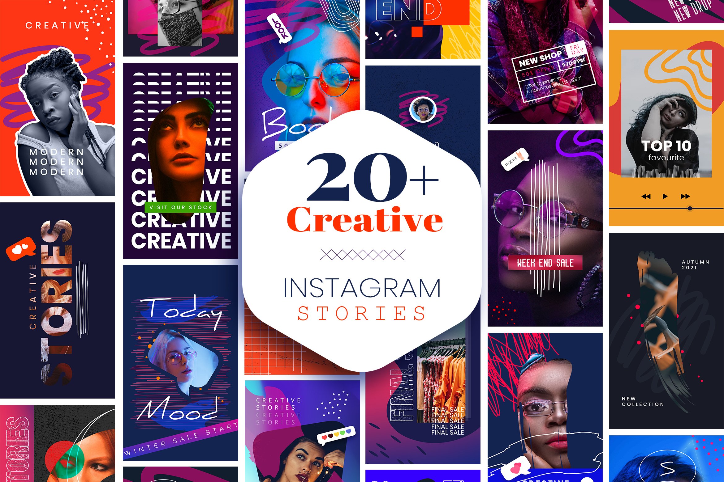 Creative Instagram Stories Template