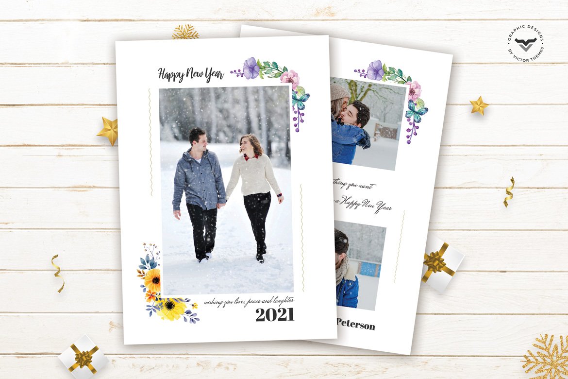 New Year Greeting Card Pack