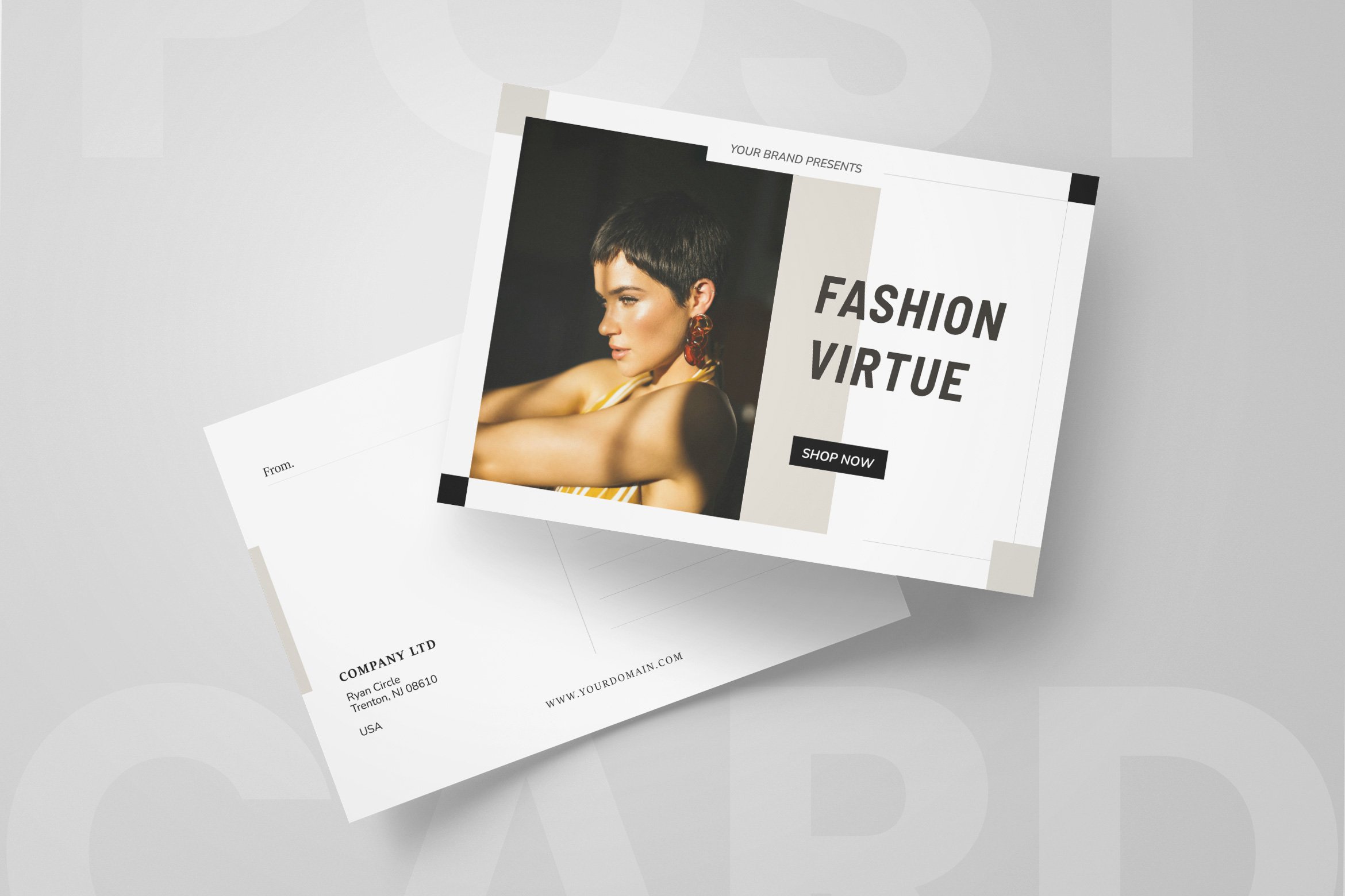 Fashion Post Card Template