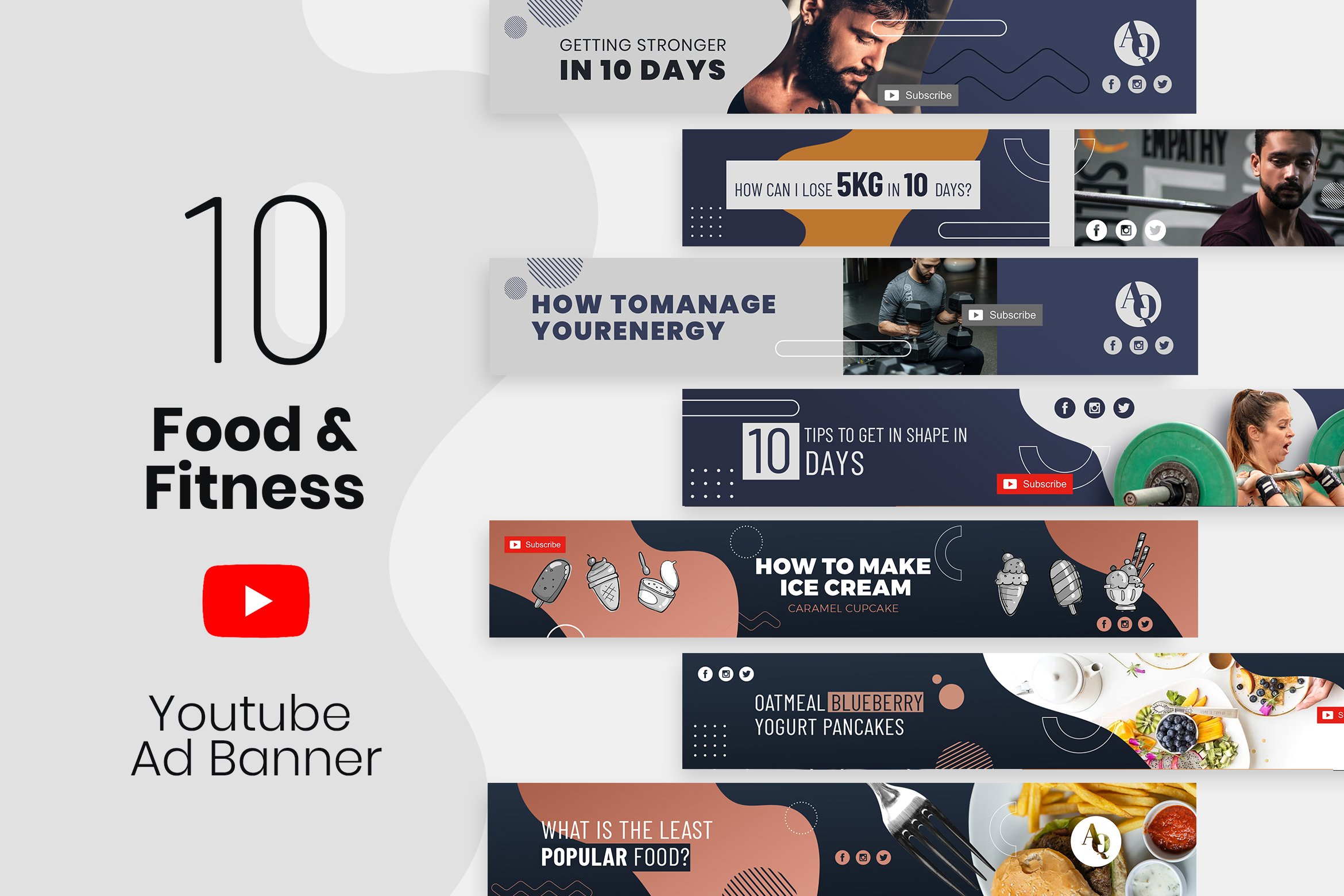 YouTube Cover Banner Template