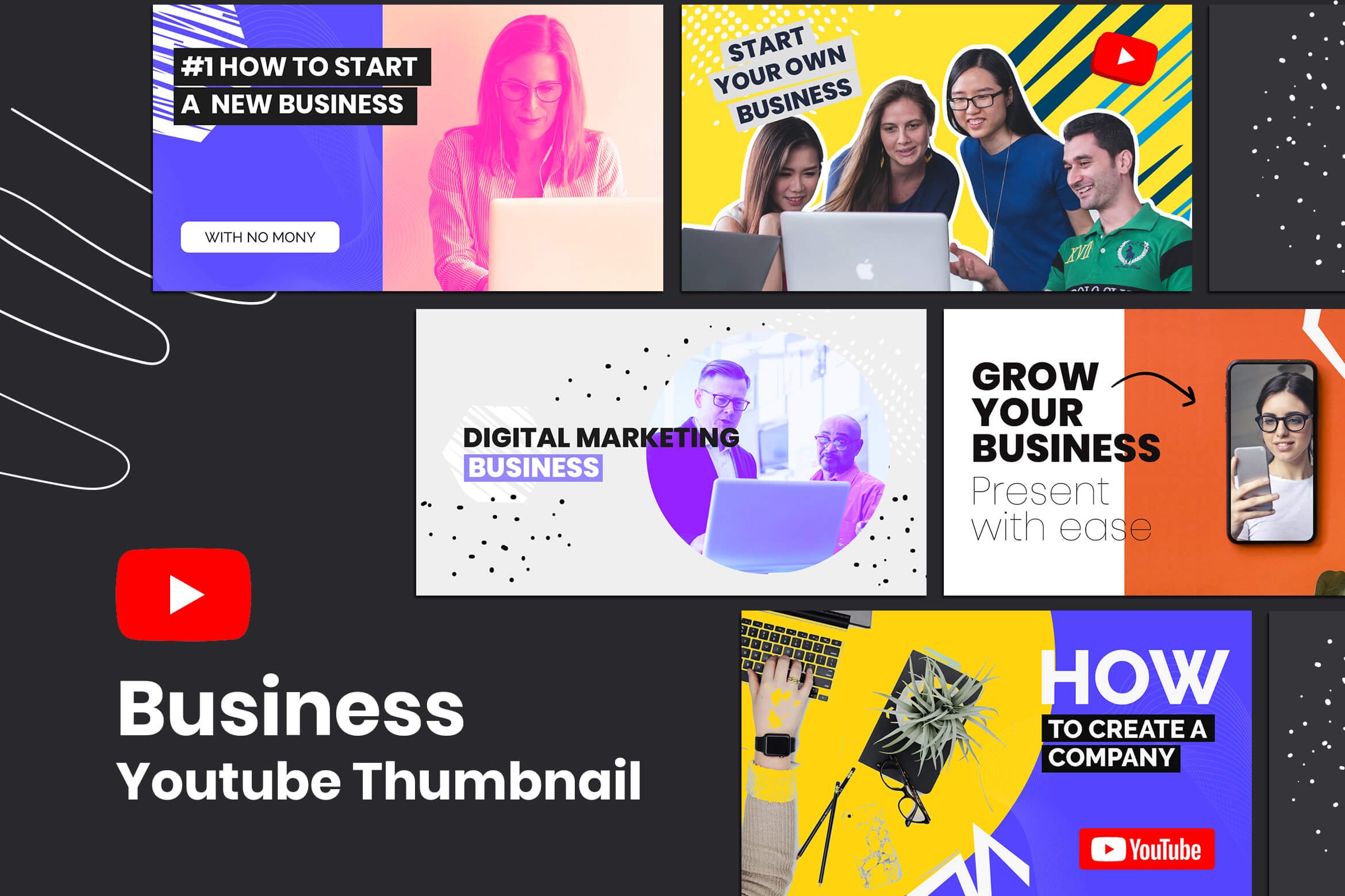 Business Youtube Thumbnails