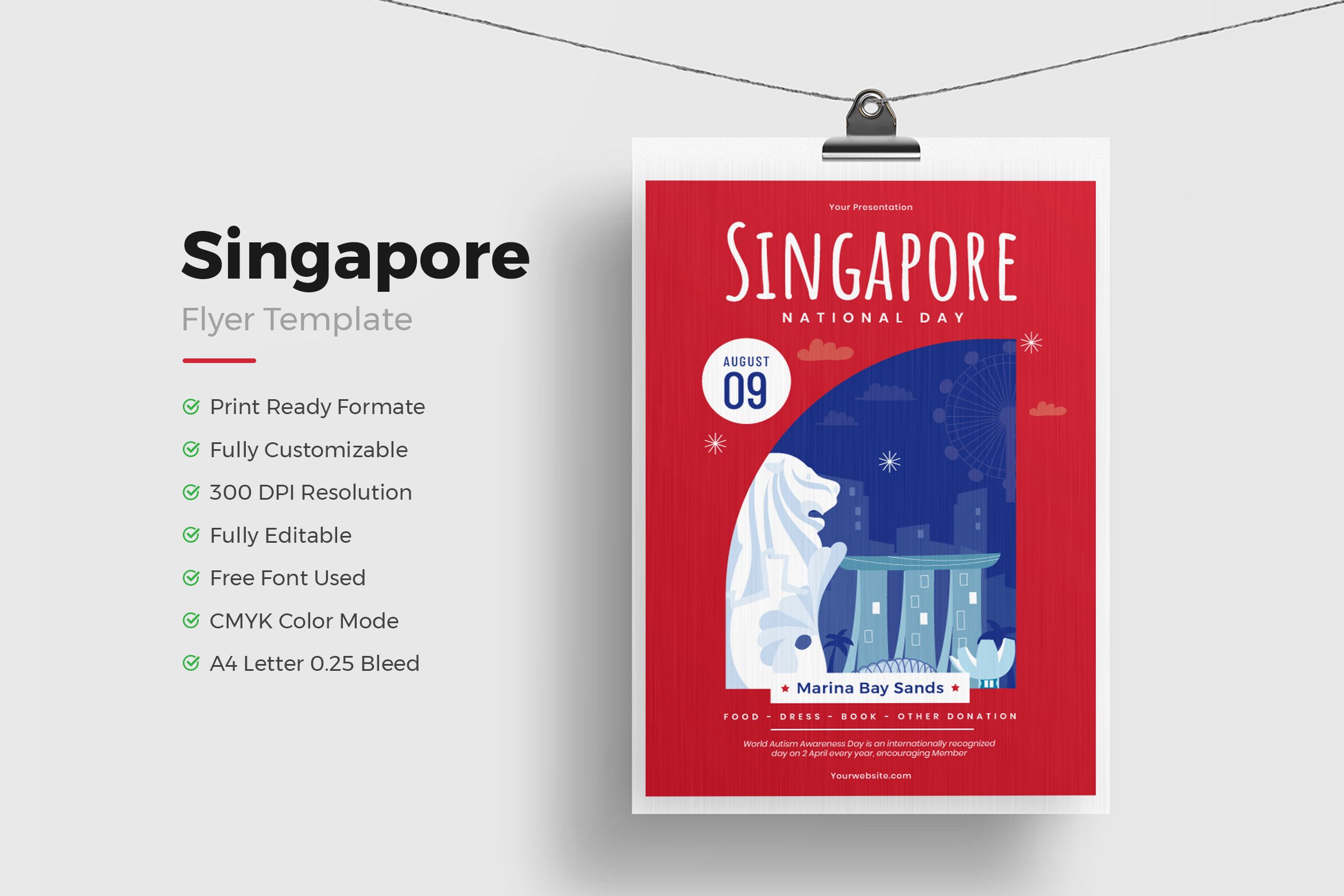 Singapore National Day Flyer