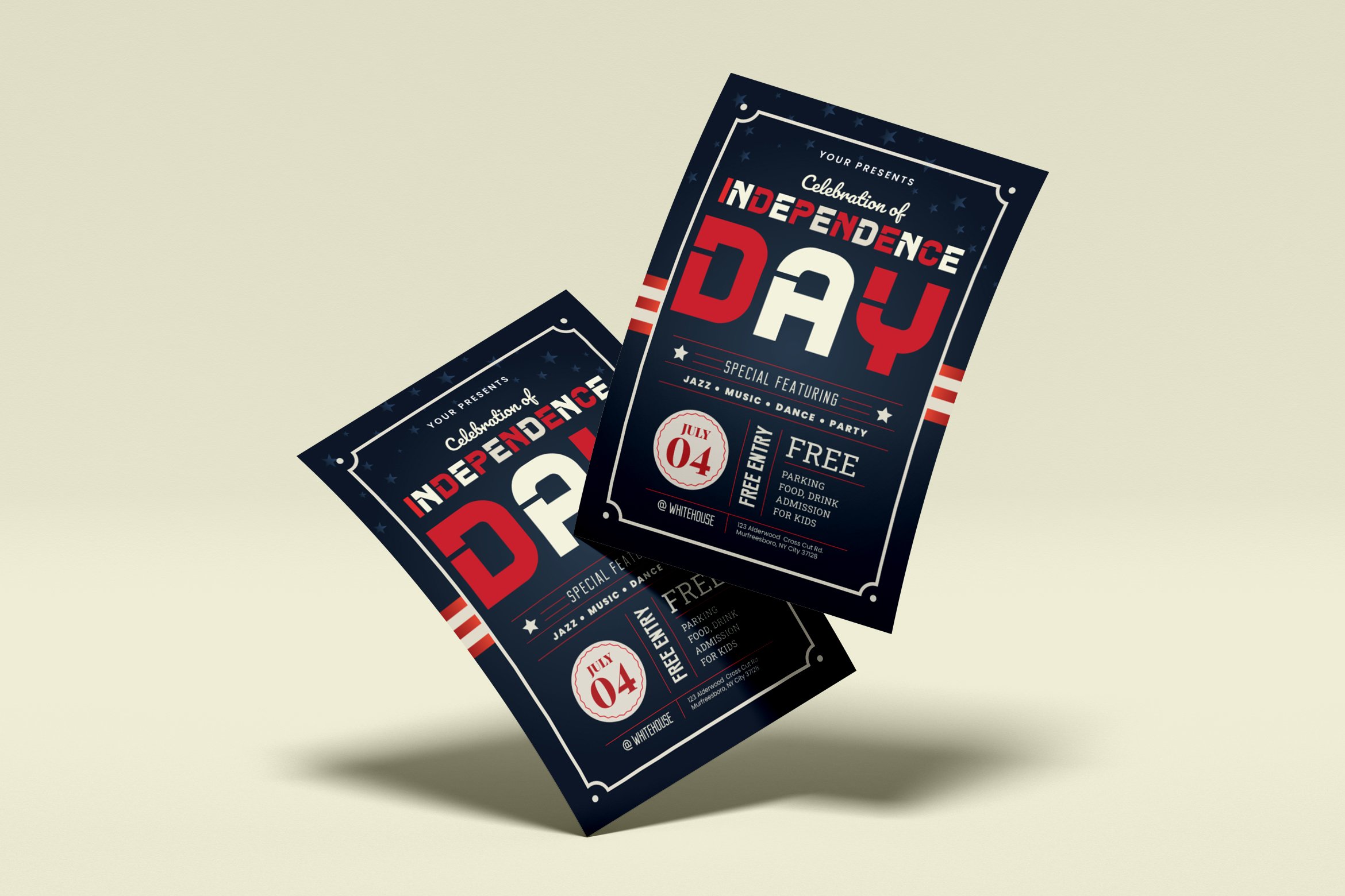 USA Independence Day Flyer Template