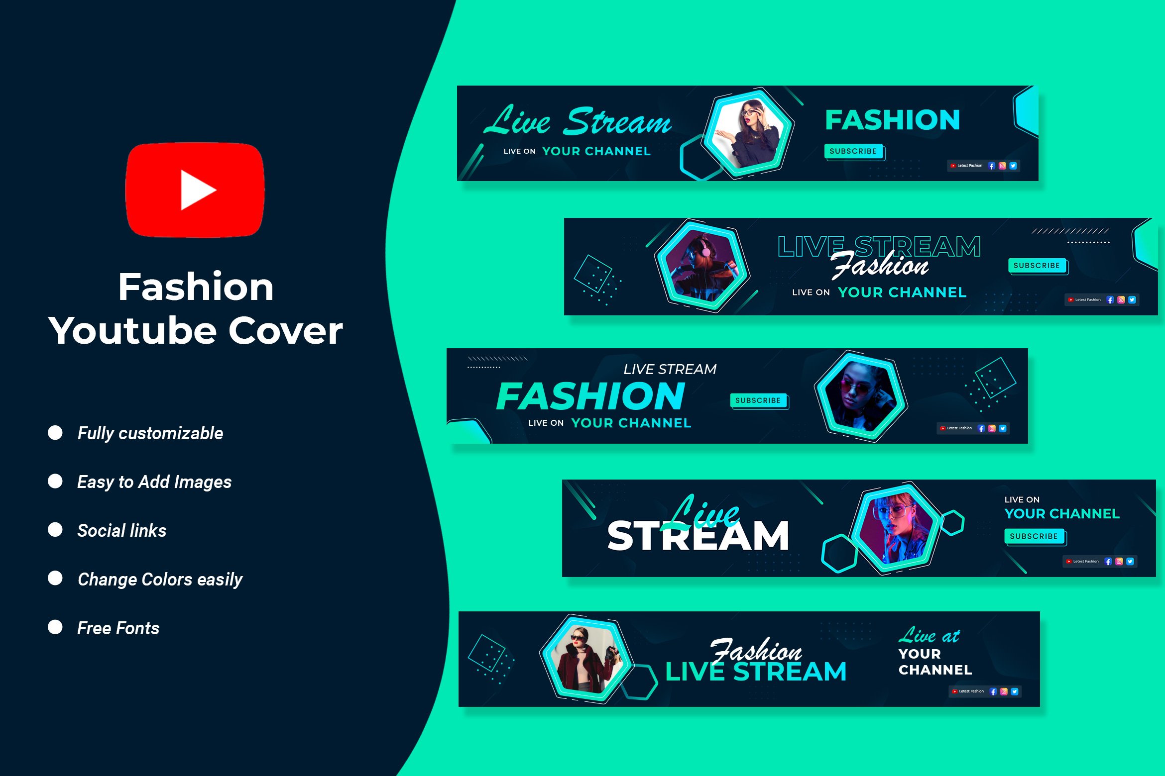 YouTube Cover Template