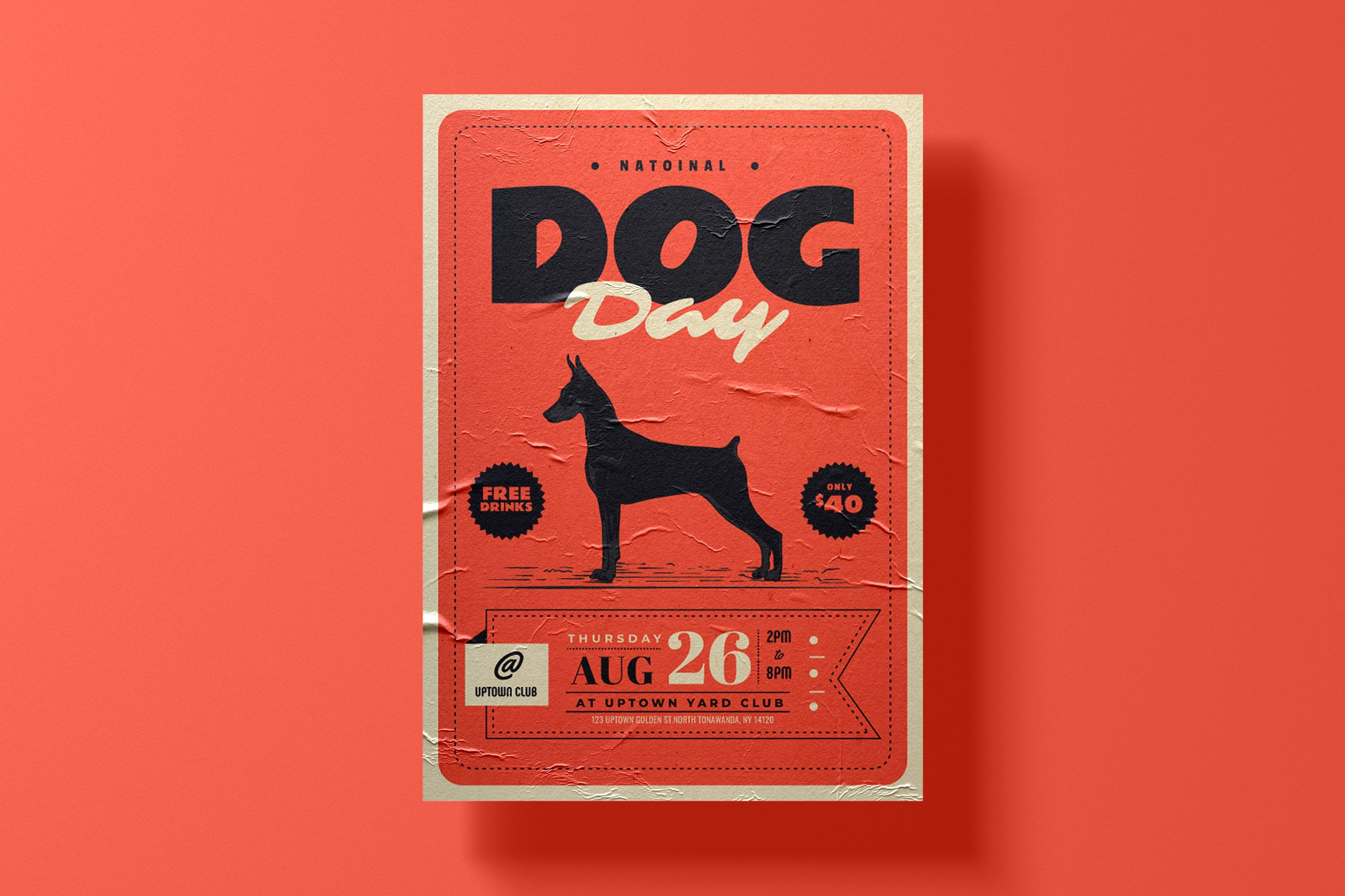 National Dog Day Flyer
